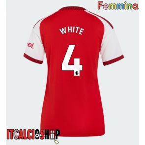Arsenal Ben White #4 Prima Maglia Femmina 2026-27 Manica Corta